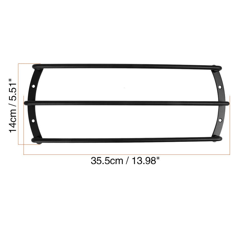 X AUTOHAUX 2pcs 12 Inch Black Metal Car Bar Grille Speaker Subwoofer Grill Cover Protector