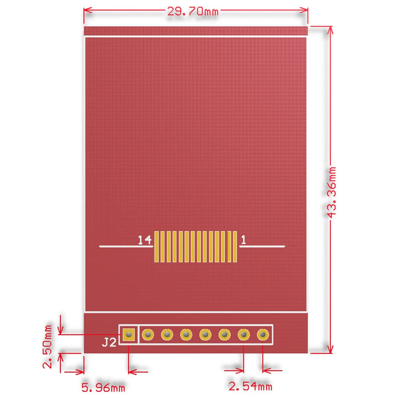 1.44" inch TFT LCD Display Screen Module 3.3V RGB 65K 128x128 4-Wire SPI ST - 7735S for Arduino 2560 ESP32 Board (Pack of 4) Pack of 4