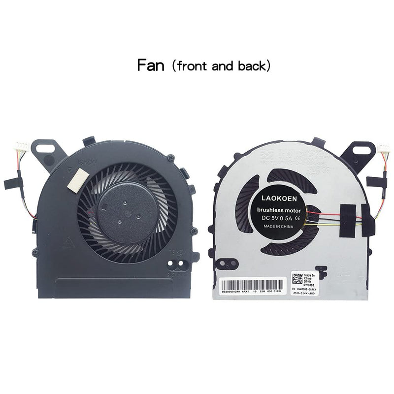 New Replacement Cooling Fans for dell inspiron 15-7572 7560 P61F Fan Vostro 5568 5468 Fan 14-7460 Integrated Graphics Laptop Fan, (Not fit 14-7460 Discrete Graphics Laptop Series Fan)