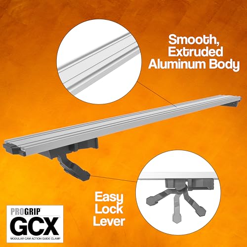 ProGrip GCX Edge 24" Clamp Guide Modular Extendable Track for Circular Saws 24" GCX Clamp