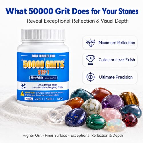 50000 Grit Aluminum Oxide & Red Cerium Oxide Polish Bundle