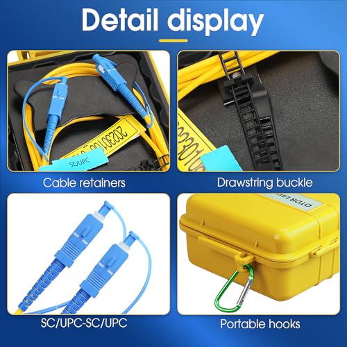 OTDR Launch Cable Box SCUPC-SCUPC 1000m OTDR Transmission Cable Box SCUPC-SCUPC 1KM