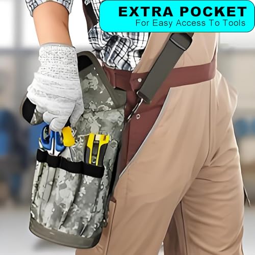 Electrician's Tool Bag Roll Up Portable Heavy Duty Motorcycle Organizer