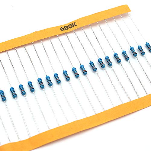 DollaTek Electronic Components Package(Total 1490 PCS) - LED Diodes, 30 Values Resistors,Electrolytic Capacitor Package, Ceramic Capacitors kit, Common Diodes, Common Transistor
