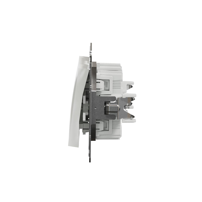 Schneider Electric Asfora EPH0770121D button 1-way button 10 A - 250 V, flush-mounted, plug-in terminals, white