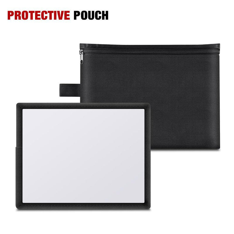 REFLEX CAMERA Universal Softbox Flash Diffuser 19×23cm (7.5×9in) for DSLR Camera Speedlite | Foldable Portable Light Modifier for Flash | Soft Even Lighting with Storage Pouch 19×23cm (7.5×9in)