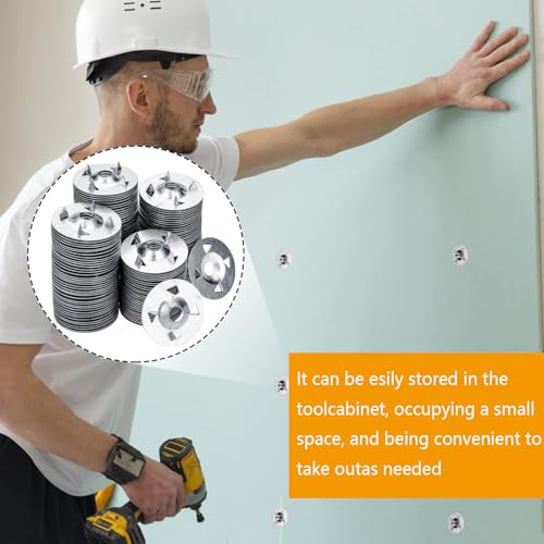 wedi Board Screws and washers, 1-1/8 Inchfoam Board Support Washer for Foam Board Fasteners Plaster washers (500pcs(Screw not Included) 500pcs(Screw not included)