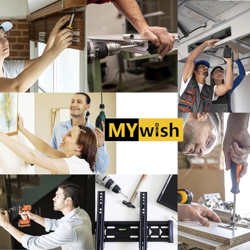 Mywish 500Pcs #8×1-1/2 Inch, Black Self Tapping Screws for Metal, 410 Black Metal Screws Oxide Stainless Steel Truss Head Self Drilling Screw High-Strength #8x1-1/2" (500 pcs)