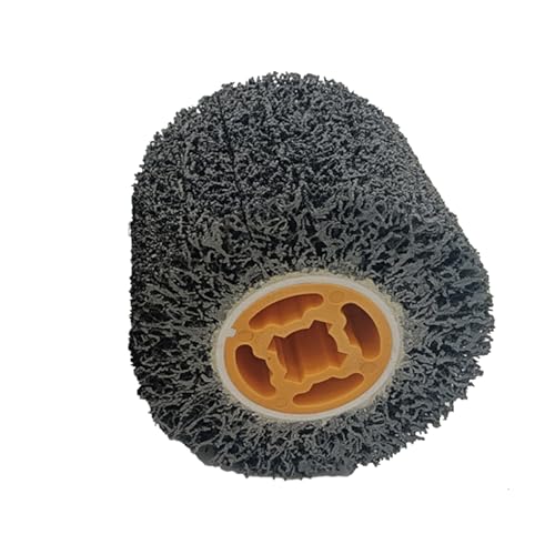 2 PCS Surface Conditioning Drum, 40 Grit Burnishing Wheel, 4.5" Abrasive Drum Cleaner, Abrasive Drawing Wheel Drum for Surface Treatment, Rough Grinding Machining