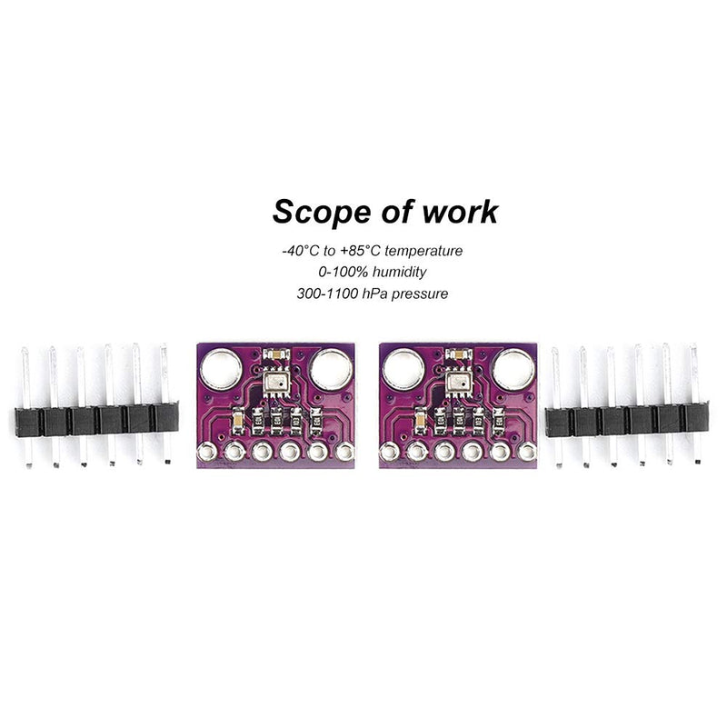 4PCs Atmospheric Pressure Sensor Module Temperature Humidity Digital Barometric Pressure Altitude Sensor GY-BMP280-3.3 Synthetic Cardboard