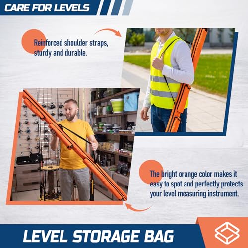 Eccliy 78" Level Case Oxford Fabric Water Resistant with 6 Pockets