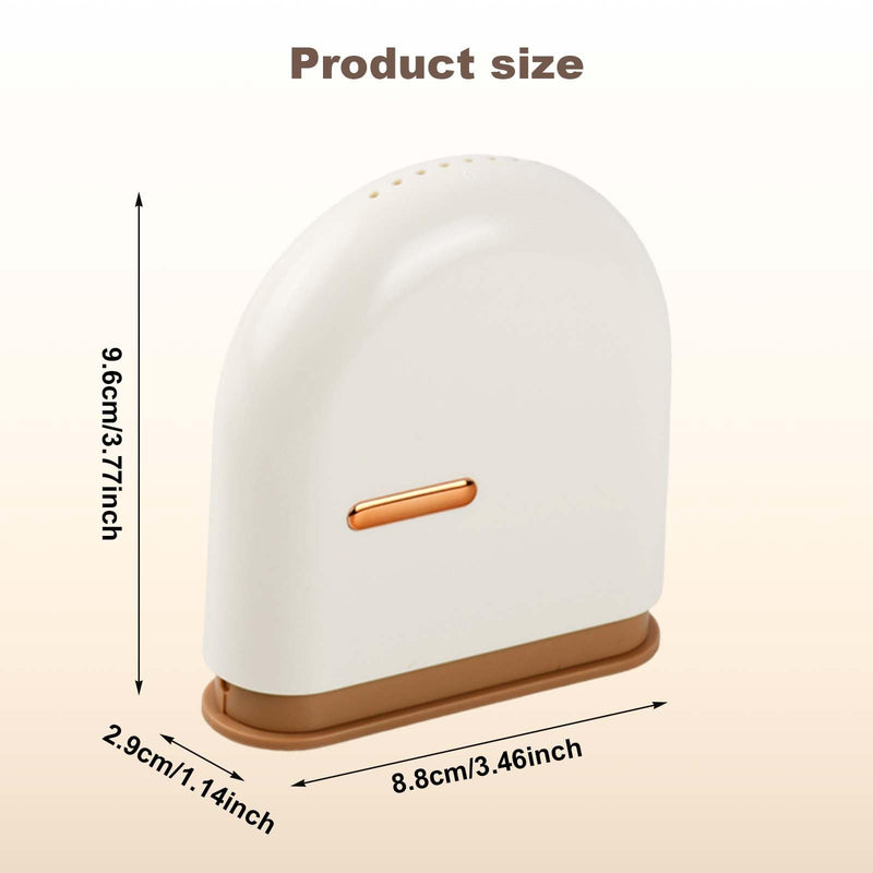 Magnetic Braces Box, Retainer Case for Braces & Bite Splints, Portable Tooth Splint Box Compatible, BPA-Free Denture Box, Storage Box for On the Go (10.1 x 9.2 cm) (Beige) beige