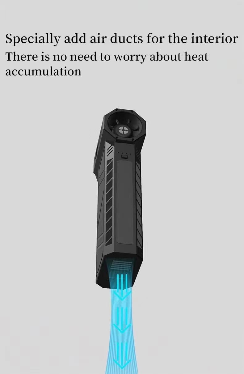 Multi Functional Fan Air Duster - Violent Fan Suitable for Cars, Houses, Computer Keyboards, and Outdoor use; 4-Speed Adjustable Wind Drying, dust Removal, air Blowing and Suction 130000RPM
