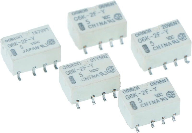 Relay Module DC 5V, 5 Pieces 1A Signal Relay Mini Power Relay 1 Channel Relay Module for Electronic Components for Omron Relay