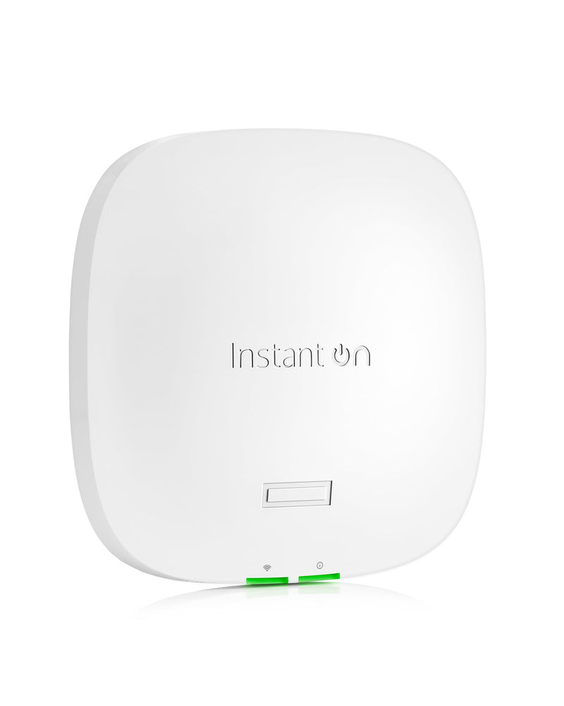 HPE Networking Instant On Access Point AP21 2x2 WiFi 6 Indoor Wireless Access Point | Single-Room, Secure, Smart Mesh Support | Power Source Not Included | US Model (S1T08A) Power Adapter Not Included
