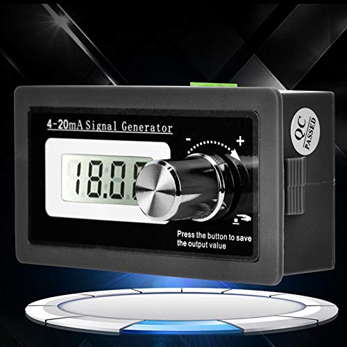 Nikou 4-20 mA Current Loops Signal Generator, High Accuracy LCD Two-Wire Portable Mini Converter Test Current Signal Converter