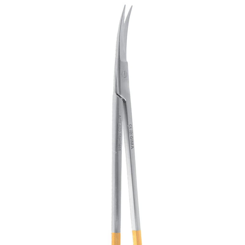 Gima - Kelly scissors, curved, with pointed ends, 16 cm, with very strong tips that ensure surgeons high precision, 38521 CURVE