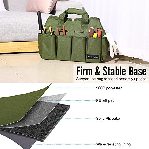 Housolution 900D Gardening Tote Bag with 8pcs Garden Tools Set