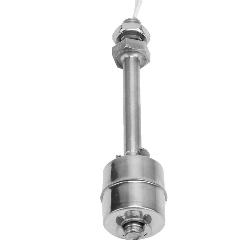 0~220V 100mm Liquid Level Sensor Float Switch, Vertical Stainless Steel Water Float Switch for Fuel Tanks, Water Towers, Water Heaters, Solar Energy and etc.
