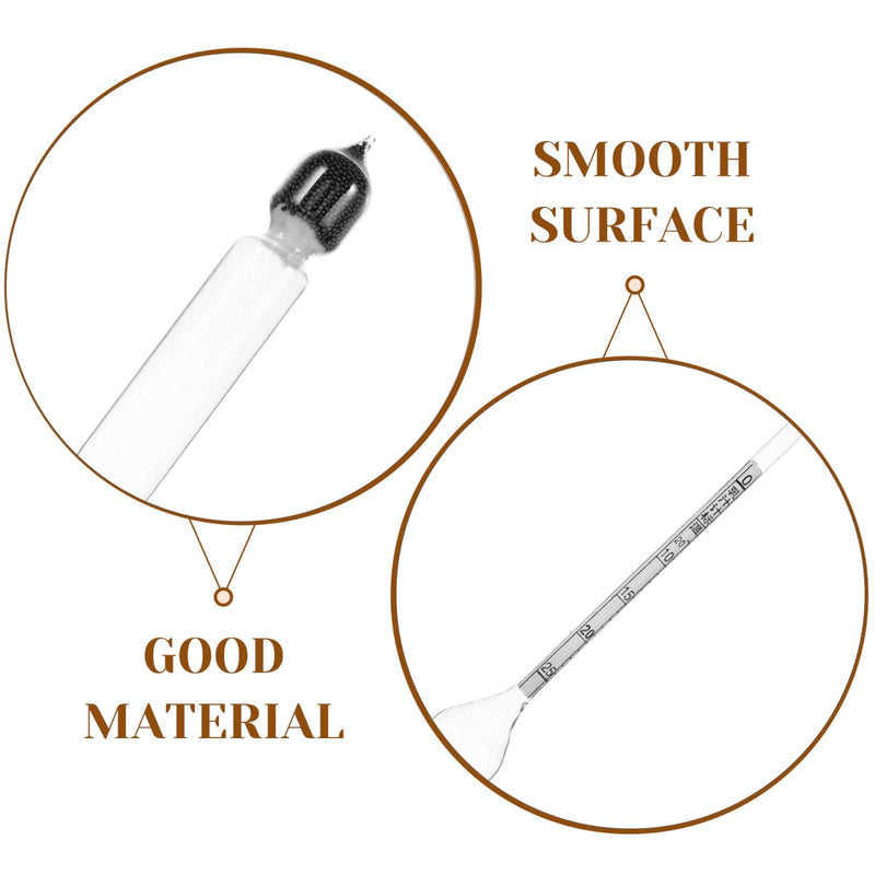 VICASKY Milk Hydrometer Made of Glass, Lactate Meter for Density Measurement for Milk, Precise Milk Measuring Tool for Kitchen and Laboratory, Portable Manual Hydrometer, 6.69 x 0.59 x 0.59 inches