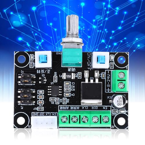 Stepper Motor Drive Controller with Precise Speed Control and Bi-Directional Control, Speed Control Card for Stepper Motors