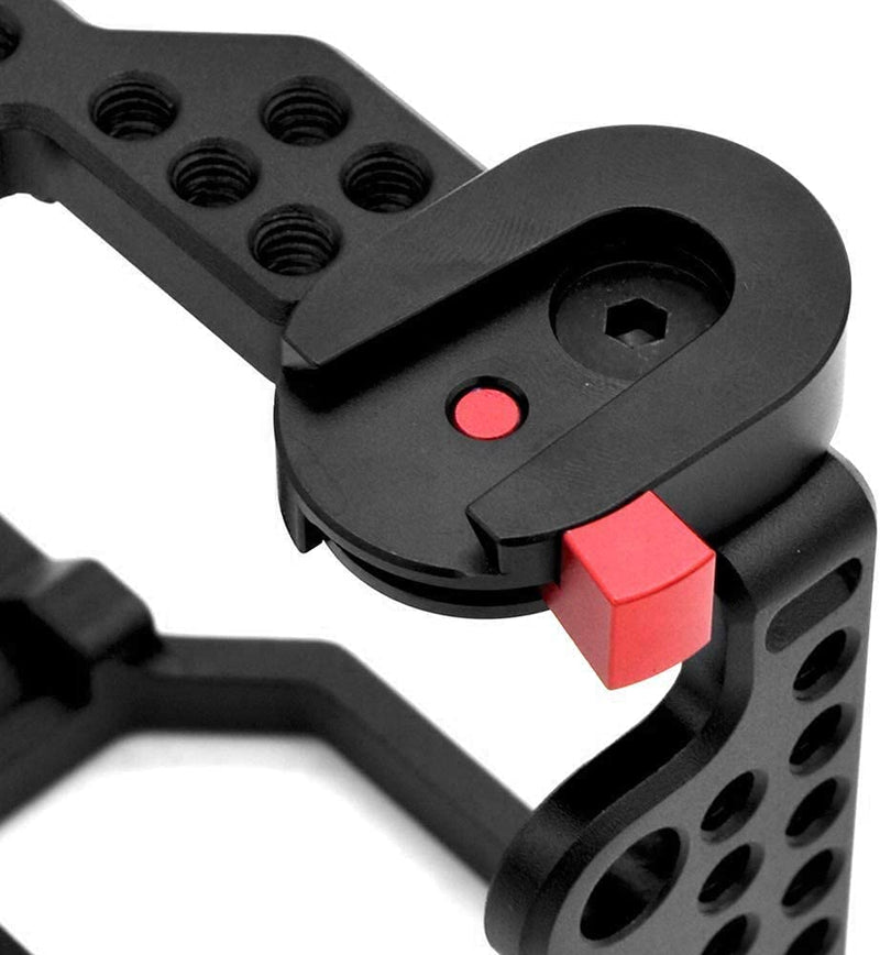 Koolehaoda Mini Quick Release Plate System with 1/4" Screw for Camera Tripod, Gimbal, Monopods,Video Monitors, Magic Arm, Flash Bracket, Stabilizer -(PU-30C)