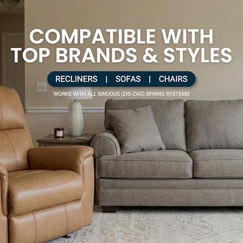 House2Home Zig Zag Spring Upholstery Couch Kit – Heavy Duty 31" 4pk 1 31" 4-pack Spring Kit
