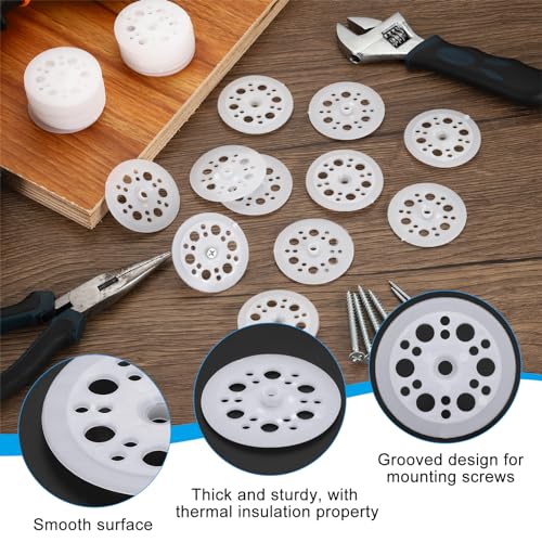 PATIKIL 45mm Plastic Washers, 800pcs Plastic Insulation Washers 800