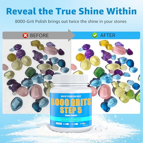 8000 Grit Aluminum Oxide & Red Cerium Oxide Polish Bundle