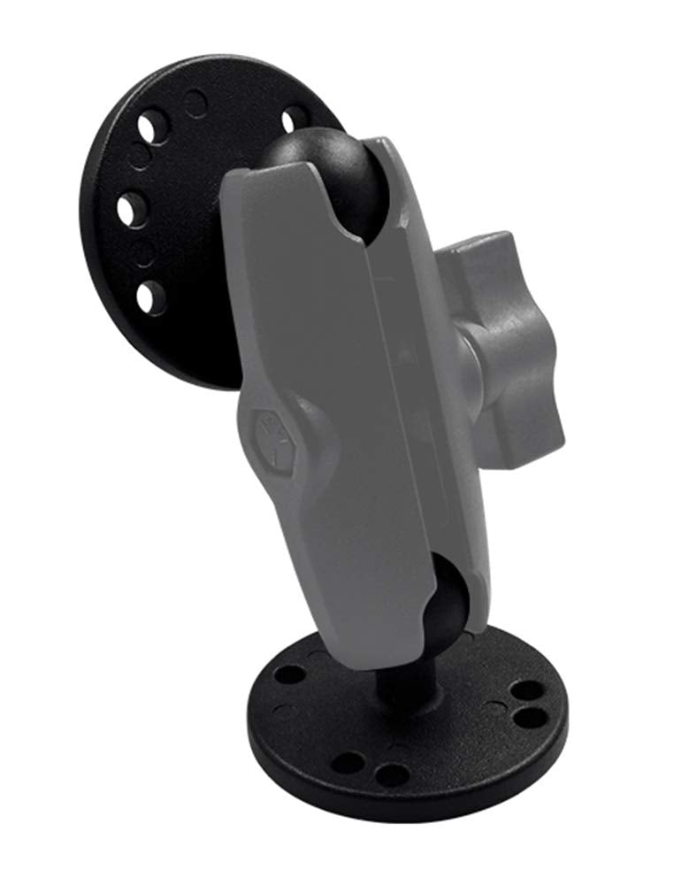Strg 1'' Ball Mount with AMPS Round Plate, Ball Mount Base Compatible with RAM and 1" B Size Ball Double Socket Arms from Arkon, iBolt and Tackform Enterprise Series 1" Ball (Round Base)