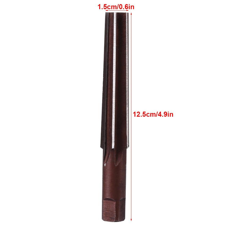 2 pieces MK2 reamer, cone reamer hand reamer, 1.5x12.5 cm HSS reamers coarse + fine Morse taper reamer milling cutter tool set reamer straight shank cone reamer