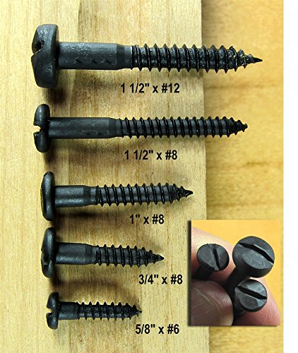 Rustic Pyramid Head Wood Screws #8 X 1 (24) 8 x 1 inch 24