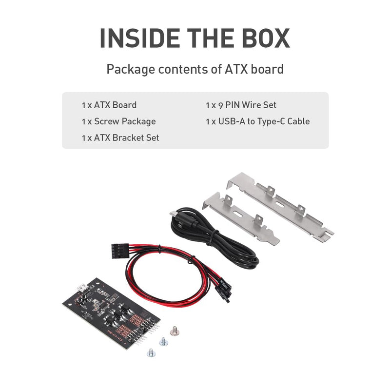 ATX Remote PC Power Control Board - Comet GL-RM1 Accessories - Only for GL.iNet KVM - Boot from Shutdown, Crash Recovery