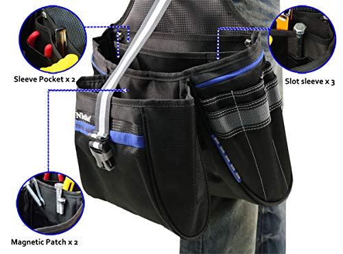 Niche Tool Bag for Electricians Plumbers Gardeners Carpenters Construction Working Tool Holder Organizer for Easy Access of Tools Maximum Storage of Tools TL-6207
