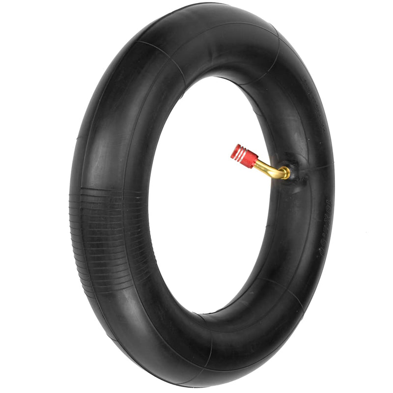 FVRITO 10x2.50/2.75 10 Inch Inner Tube for Smart Self Balance mobility Electric Scooter 36v 48v 400w 500w 800w Hub Motor Mijia M365 With TR87 Angled Stem 2 Pack