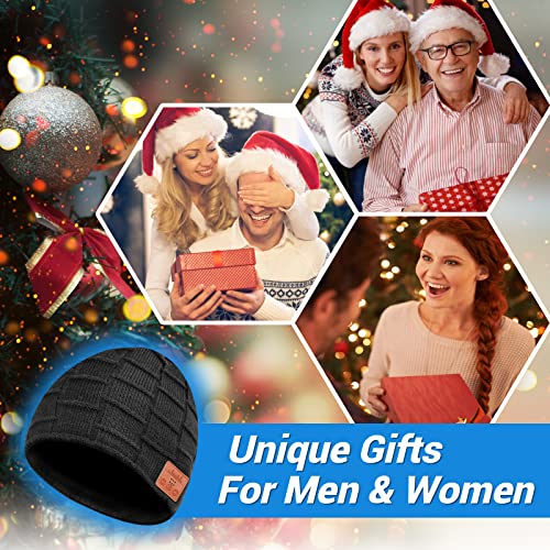 Men Gifts Tool Belt Magnet Wrist for Holding Screws Nails + Bluetooth Hat Christmas Tech Gifts for Men Dad Women Husband