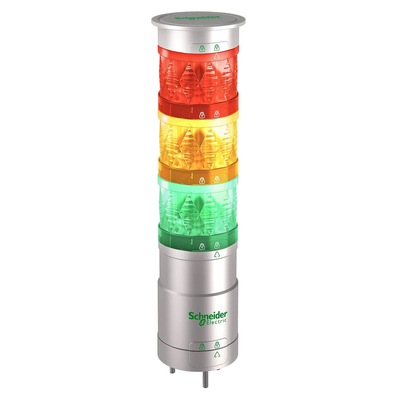 Schneider Electric XVUC23 LED Unit 24V AC/DC Green, Greenled Unitxvu Towerlight24Va