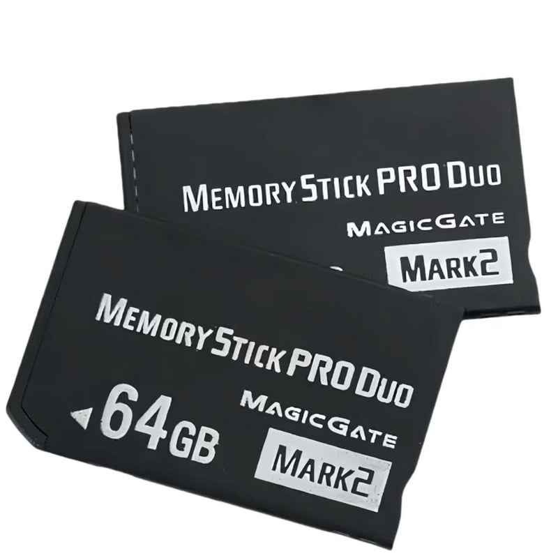 Original 64GB Memory Stick Pro Duo MARK2 - High Speed Performance, Compatible with PSP and Camera Accessories