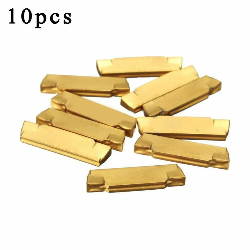 MGMN200-G Carbide Inserts for MGEHR MGIVR Grooves, Pack of 10