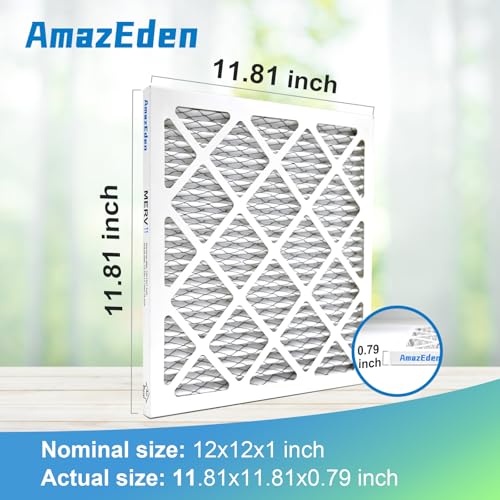 12x12x1 Air Filter 6 Pack MERV 11 Dust Defense 12 x 12 x 1 6-PACK