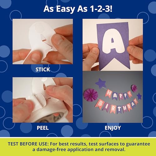 Glue Dots, All Purpose Dots, Permanent, Multi-Surface, Double-Sided, 1/2", .5 Inch, 900 Dots, DIY Craft Glue Tape, Sticky Adhesive Glue Points, Liquid Hot Glue Alternative, Clear, 3 Pack (Pack of 3) All Purpose Roll 3-Pack