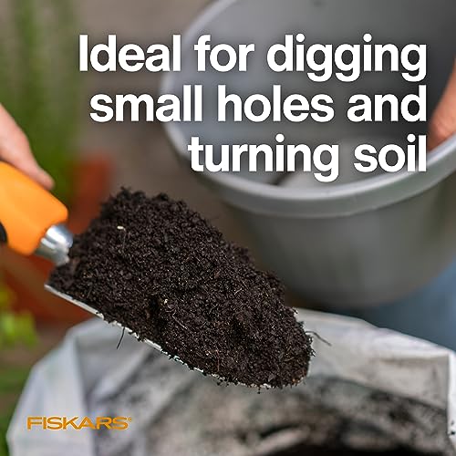 Fiskars Ergo Garden Trowel, Hand Tool for Digging & Planting, 6-Pack