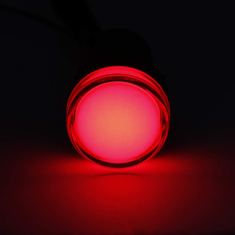 Heschen 22mm LED indicator light AD16-22D/S 24VDC 20mA red light color pack of 5