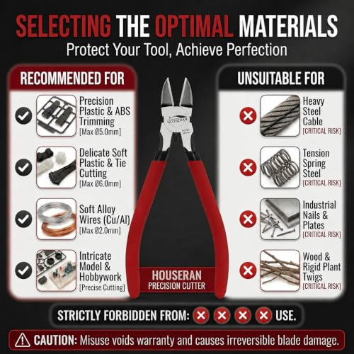 Wire Cutters 10 PACK, 6 inch, Side Cutters, Flush Cut Pliers Red