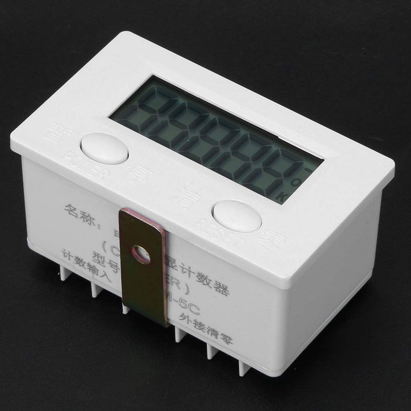 0-99999 Magnetic Induction Meter with Magnetic Metal Induction Switch, 5 Digit LCD Digital Display, BEM-5C + 12φ Metal Sensor, No Mechanical Wear, Reliable Operation