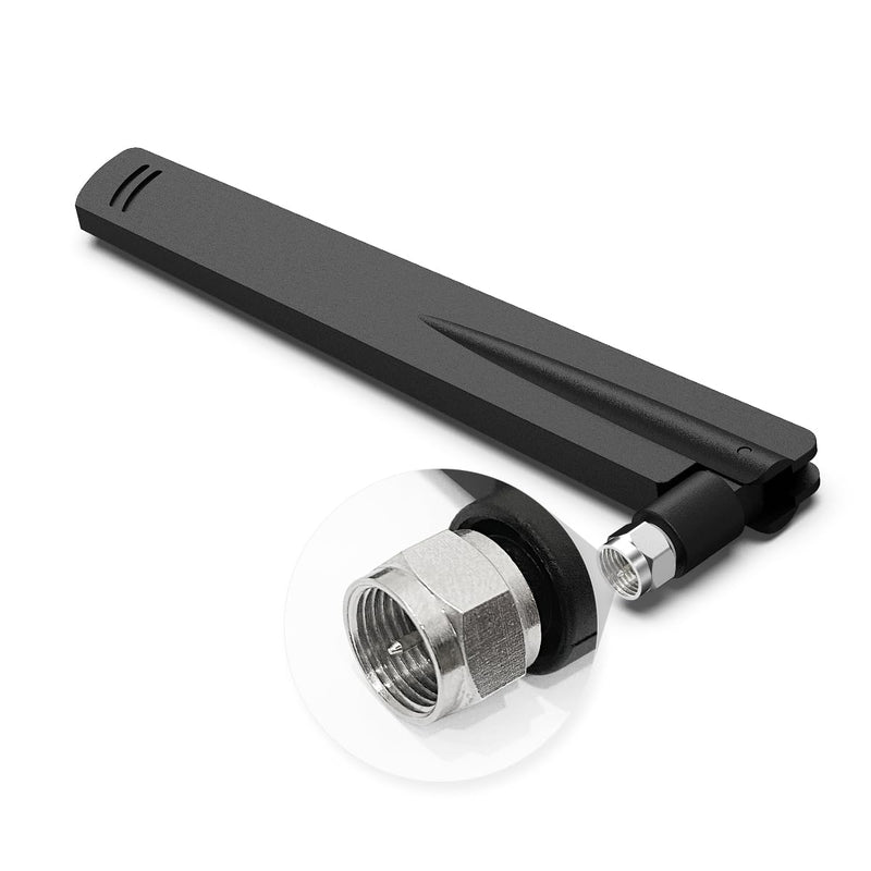 Replacement Inside Whip Antenna for Cell Signal Booster for 698MHz~2700MHz (F-Male Connector) Black