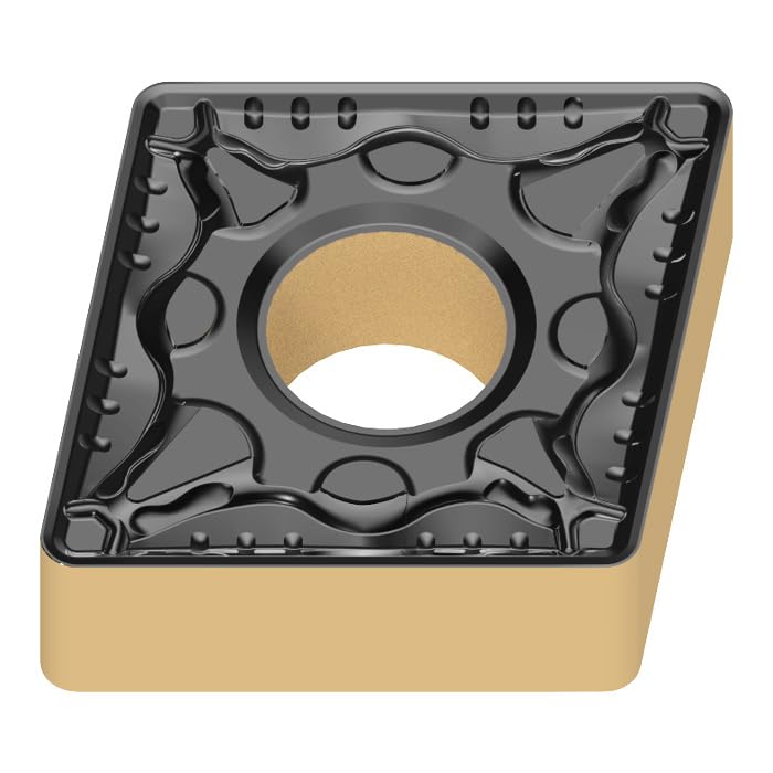 CNC Carbide Inserts Pack of 10 Reversible Plates CNMG120408 CNMG432 Universal Steel Processing TiN Coating CNMG120408-P3