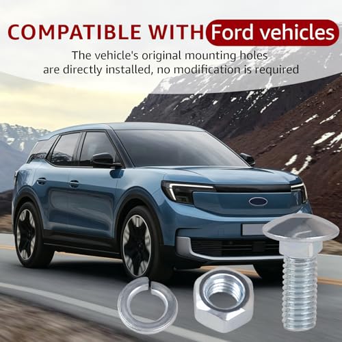 7/16 Chrome Bumper Bolts for Ford Front Bumper Bolts 7/16-14 x 1-1/4" 8PCS 8