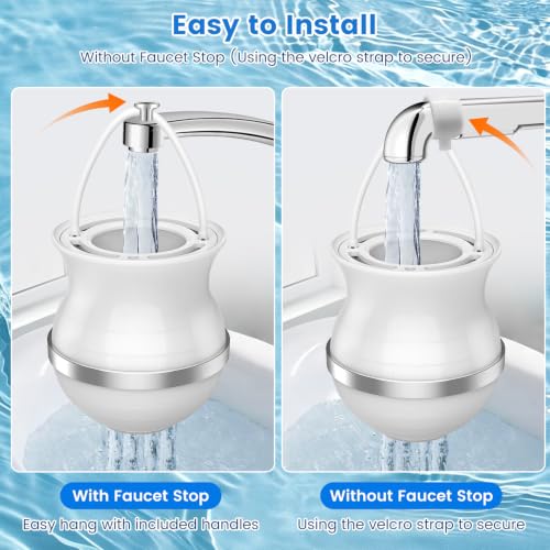 Bath Filter for Tub Faucet, Upgraded Bath Water Filter Removes 99% Chlorine