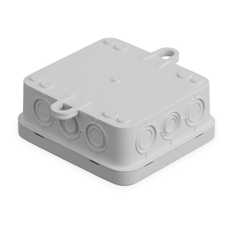 CusoTec Pack of 10 junction boxes, junction boxes, junction boxes for wet rooms, IP54, 85 x 85 x 40 mm